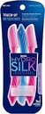 Schick Hydro Silk Touch-Up Dermaplaning Tool with Precision Cover, 3ct | Dermaplane Razor, Face Razors for Women, Peach Fuzz Remover