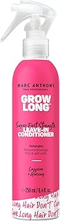Marc Anthony Leave-In Conditioner Spray & Detangler, Grow Long Biotin - Anti-Frizz Deep Conditioner For Split Ends & Breakage - Vitamin E, Caffeine & Ginseng for Curly, Dry & Damaged Hair