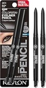 Revlon ColorStay Pencil Waterproof Eyeliner, Valentine's Day Makeup Gifts for Women, Built-In Sharpener, Waterproof, Smudge-proof, Longwearing with Ultra-Fine Tip, 201 Black, 2 Pack