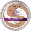 COVERGIRL & Olay Simply Ageless Instant Wrinkle-Defying Foundation, Creamy Natural 0.44 Fl Oz (Pack of 1)