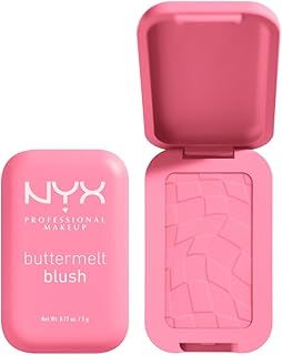 NYX PROFESSIONAL MAKEUP Buttermelt Powder Blush, Fade and Transfer-Resistant Blush, Up to 12HR Make Up Wear, Vegan Formula - Butta Together