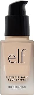 e.l.f. Flawless Finish Foundation, Improves Uneven Skin Tone, Lightweight, Medium Coverage & Semi-Matte, Vegan & Cruelty-Free, Beige 0.68 Fl Oz