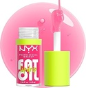NYX PROFESSIONAL MAKEUP Fat Oil Lip Drip, Moisturizing Lip Oil Gloss, Vegan Tinted Formula, Up to 12 HR Hydration - Missed Call (Sheer Pink)