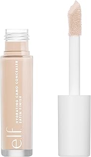 e.l.f. Hydrating Camo Concealer, Covers Blemishes & Under-Eye Circles, Full-Coverage & Delivers A Satin Finish, Vegan & Cruelty-Free, Fair Beige
