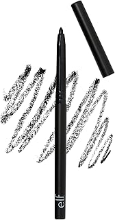 e.l.f. No Budge Retractable Eyeliner, Creamy, Ultra-Pigmented & Waterproof, Creates Bold & Defined Lines, Vegan & Cruelty-Free, Black