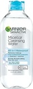 Garnier Micellar Water For Waterproof Makeup, Hydrating Facial Cleanser & Makeup Remover, Suitable for Sensitive Skin, Vegan, Cruelty Free, 13.5 Fl Oz (400mL), 1 Count