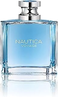 Nautica Voyage Eau de Toilette 3.3 fl oz (Pack of 1), Notes of Apple, Cedarwood, Mimosa, Men's Fragrance, Long Lasting, Everyday Fragrance, Travel Size