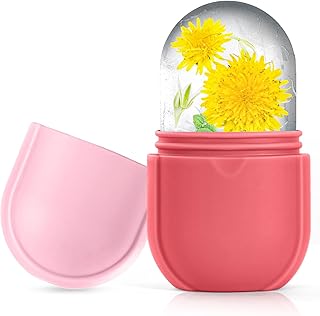 Ice Roller for Face and Eye, Ice Face Roller, Ice Roller Skin Care Tools Gifts for women,Silicone Ice Mold for Beauty(Pink)