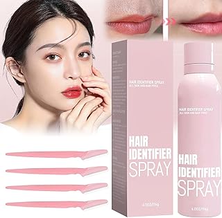 Hair Identifier Spray for Easy Face and Body Hair Removal, Perfect for Shaving with Razors