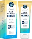 Hair Removal Cream: Intimate/Private Hair Removal Cream for Women and Men - Hair Removal for Body Legs Arms Underarms - Painless Bikini Hair Removal Cream - Depilatory Cream - Skin Friendly - 120g