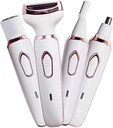 Electric Razor for Women,Hair Trimmer for Face Nose Eyebrow Beard Mustache Arm Leg Armpit Bikini,Painless Rechargeable Portable 4 in 1 Womens Body Shavers Set