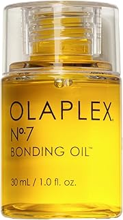Olaplex No. 7 Bonding Oil, Concentrated High Shine Oil, Heat Protectant, Visibly Smooths & Softens Hair, Added Color Vibrancy, Up to 72 Hour Frizz Control, For All Hair Types, 1 fl oz