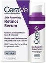 CeraVe Anti Aging Retinol Serum For Face, Encapsulated Retinol With Hyaluronic Acid, Niacinamide & Ceramides, Smooths Wrinkles & Fine Lines, Gentle Skin Brightening Serum, Fragrance Free, 1 Oz