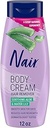 Body Cream Hair Remover, Soothing Aloe and Water Lily, Dermatologist Tested Body Hair Removal Cream, with Evolved Ingredients, 12 Oz