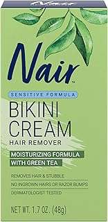 Bikini Cream with Green Tea Sensitive Formula, 1.7 Ounce