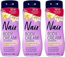 Body Cream Hair Remover, Nourishing Oat Milk & Vanilla, Dermatologist Tested, 7.9 oz (Pack of 3)