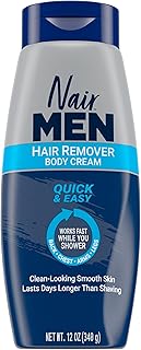 Men Body Cream Hair Remover, Body Hair Removal Cream, 12 oz