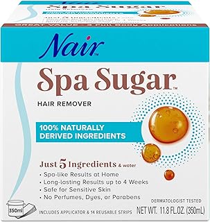 Spa Sugar Wax Hair Remover Kit, 11.8 Oz Container