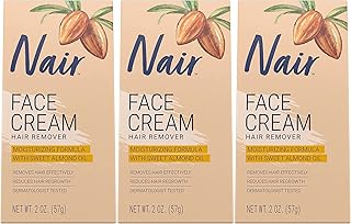 Hair Remover Face Cream, 2 Oz, Pack of 3